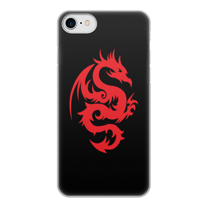 Printio Чехол для iPhone 7, объёмная печать Драконы фэнтези. символика