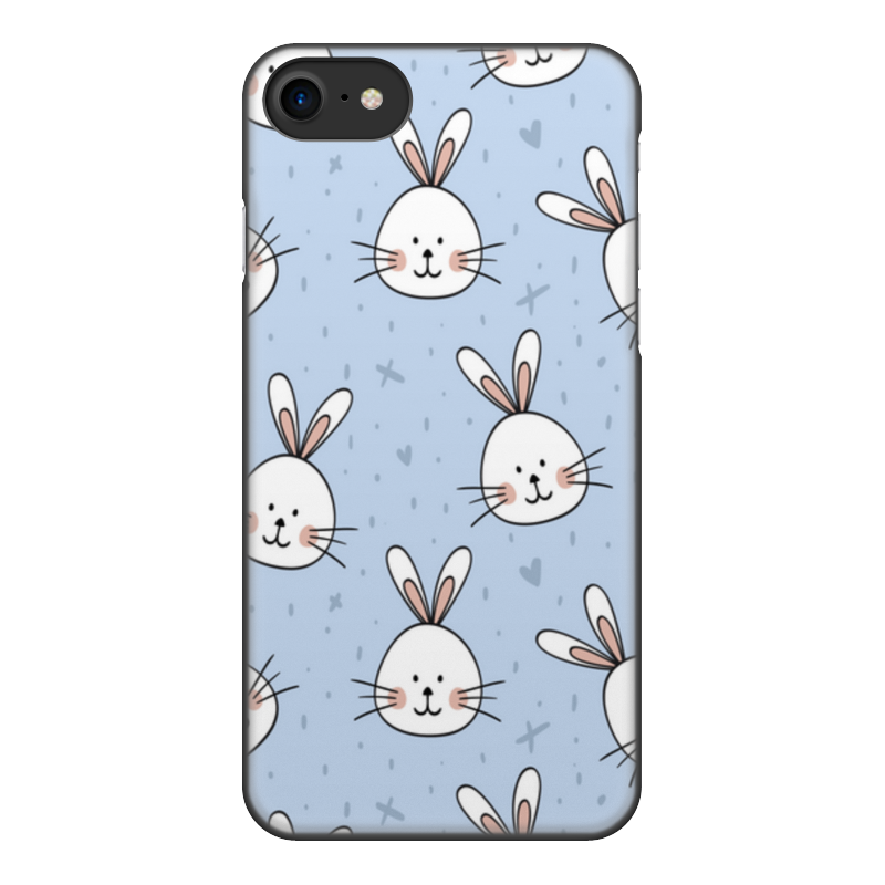 Printio Чехол для iPhone 7, объёмная печать Милый кролик