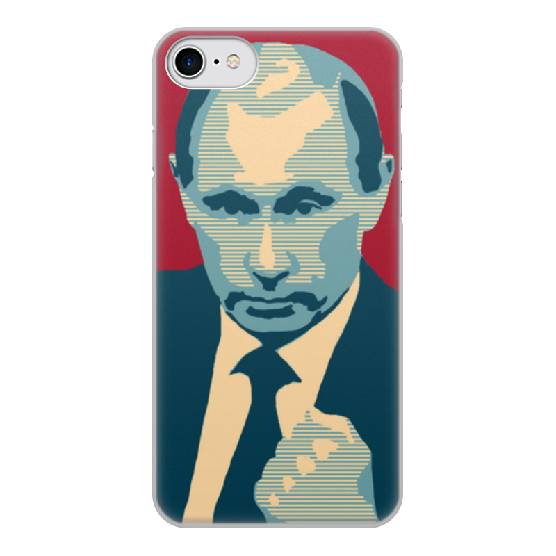 Printio Чехол для iPhone 7, объёмная печать Putin