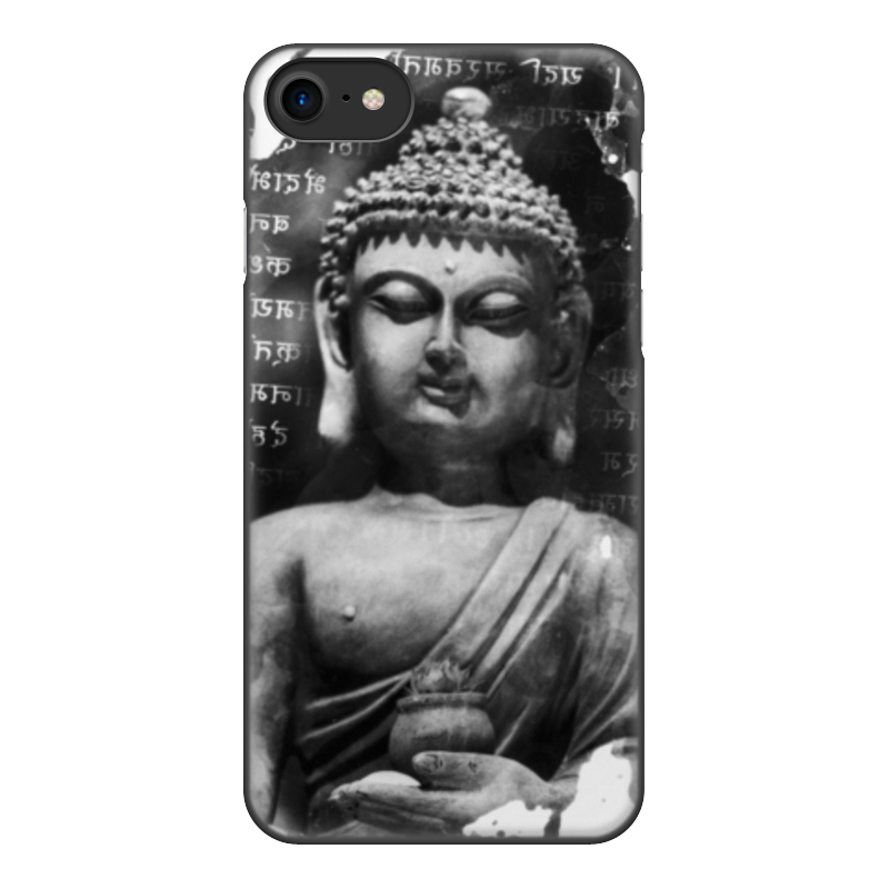 Printio Чехол для iPhone 7, объёмная печать Будда (письмена) printio чехол для iphone 7 объёмная печать будда