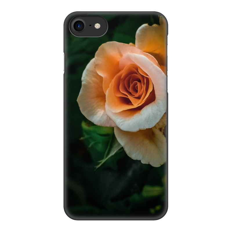 Printio Чехол для iPhone 7, объёмная печать Оранжевое лето цена и фото