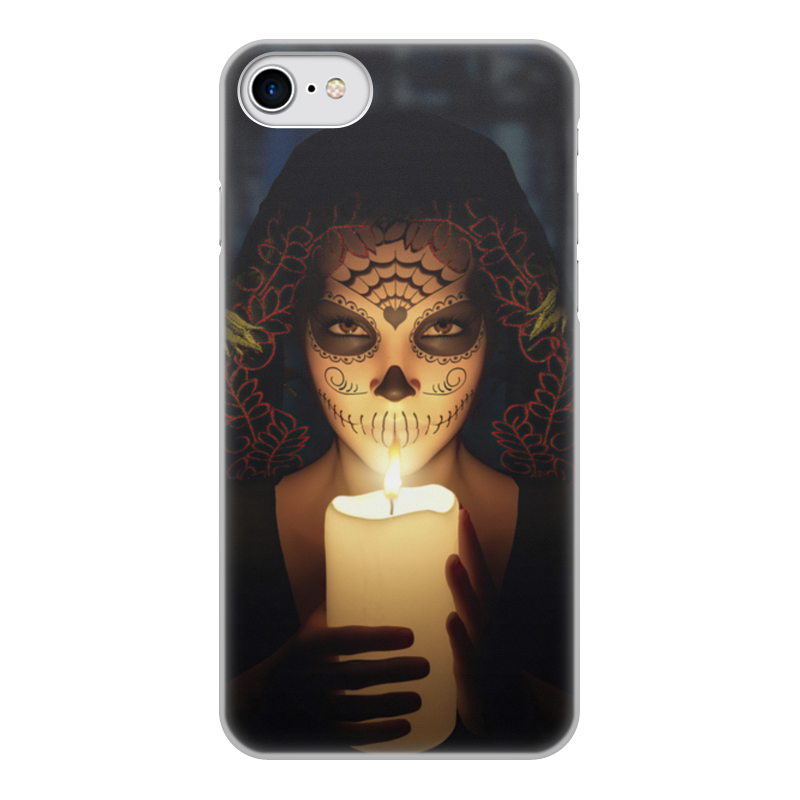 Printio Чехол для iPhone 7, объёмная печать Dia de los muertos