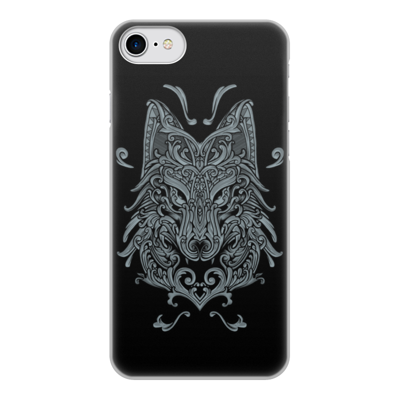 Printio Чехол для iPhone 7, объёмная печать Узорный волк