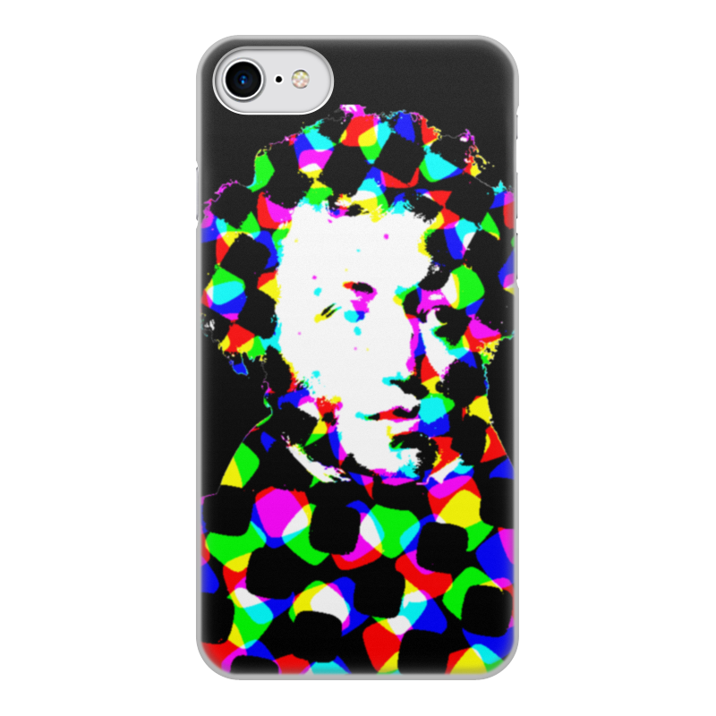 Printio Чехол для iPhone 7, объёмная печать Пушкин