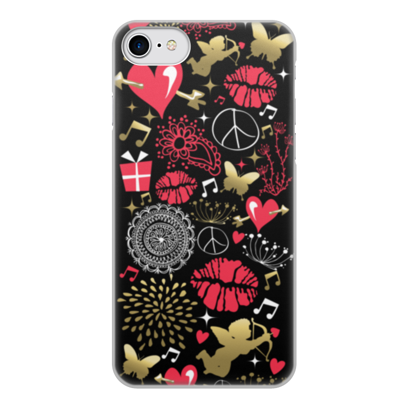 Printio Чехол для iPhone 7, объёмная печать Валентинка