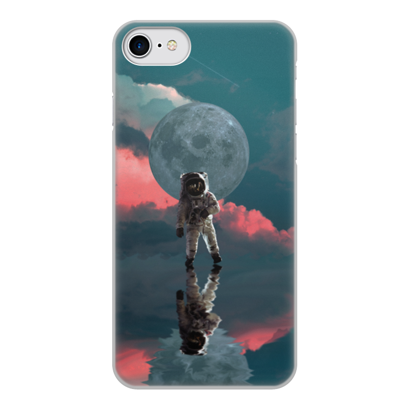 Printio Чехол для iPhone 7, объёмная печать Космонавт астронавт printio чехол для iphone 7 объёмная печать космонавт на луне