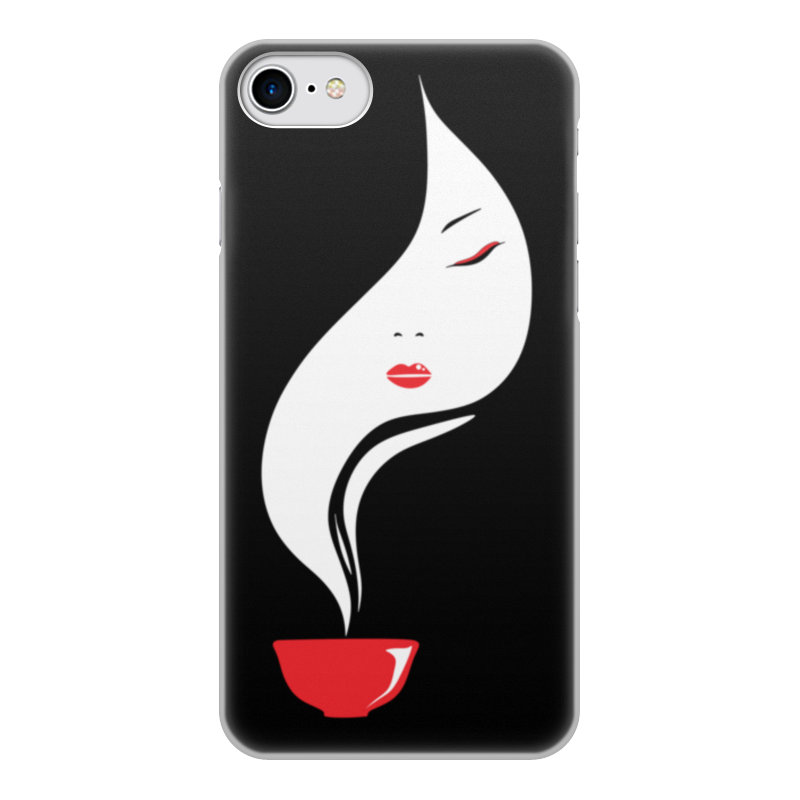 Printio Чехол для iPhone 7, объёмная печать Дымное лицо printio чехол для iphone 6 объёмная печать лицо девушки