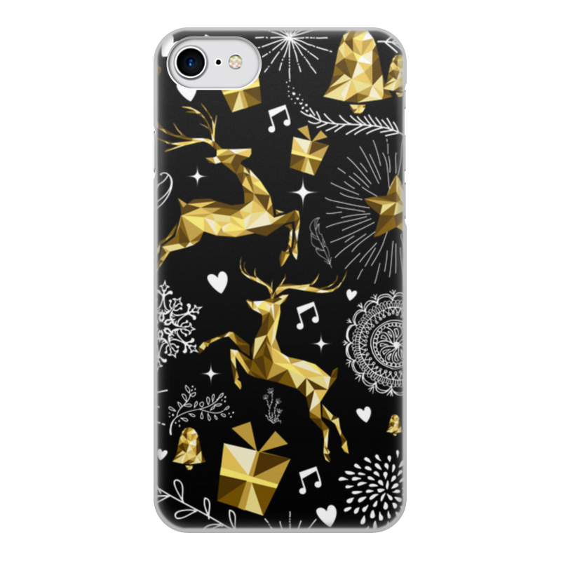 Printio Чехол для iPhone 7, объёмная печать Олени printio чехол для iphone 7 plus объёмная печать олени в лесу