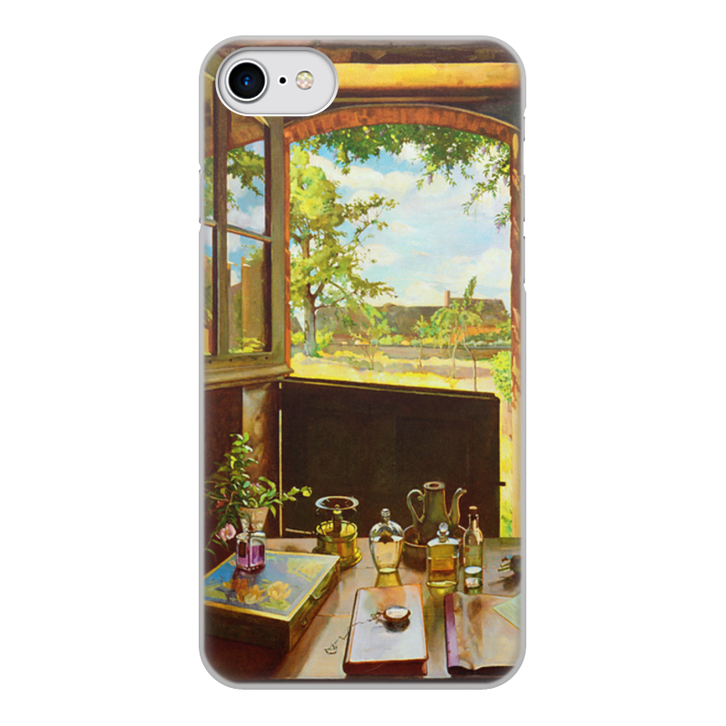 Printio Чехол для iPhone 7, объёмная печать Открытая дверь в сад (картина сомова)