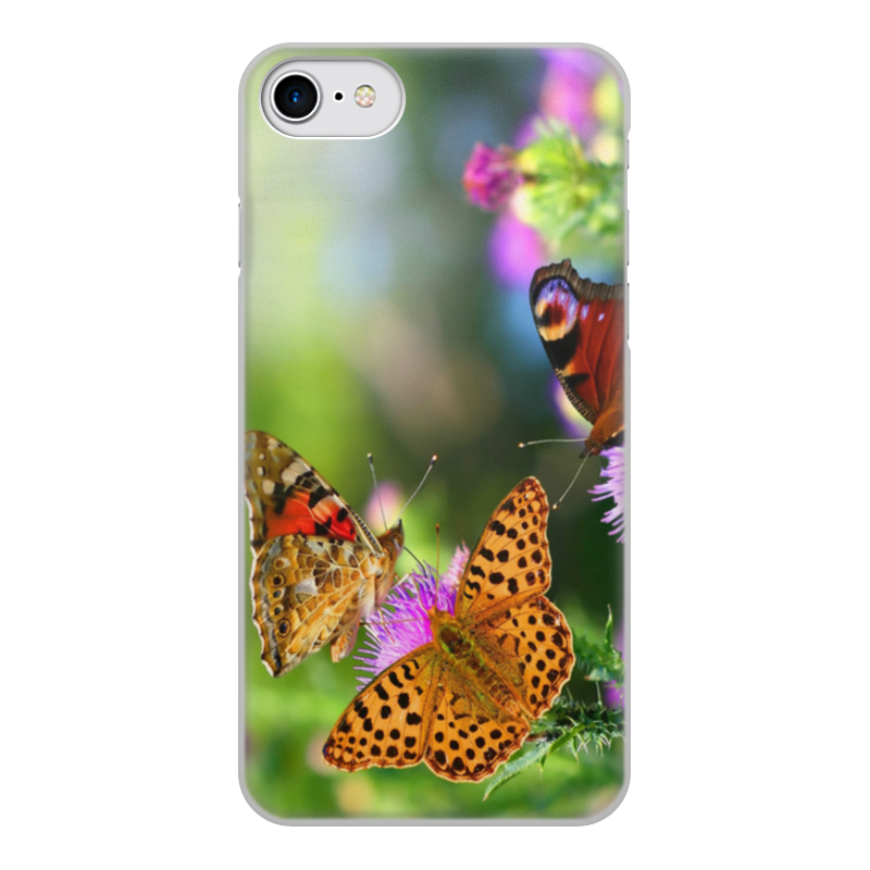 Printio Чехол для iPhone 7, объёмная печать Бабочки printio чехол для iphone 7 объёмная печать бабочки