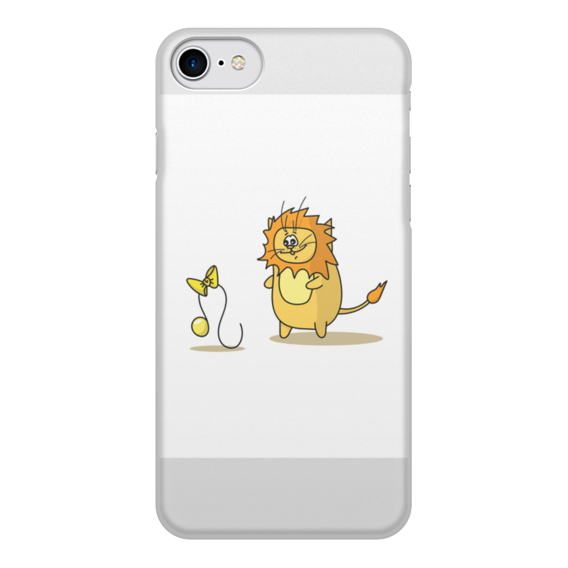 Printio Чехол для iPhone 7, объёмная печать Кот лев. подарок для льва printio чехол для iphone 7 объёмная печать расписной лев