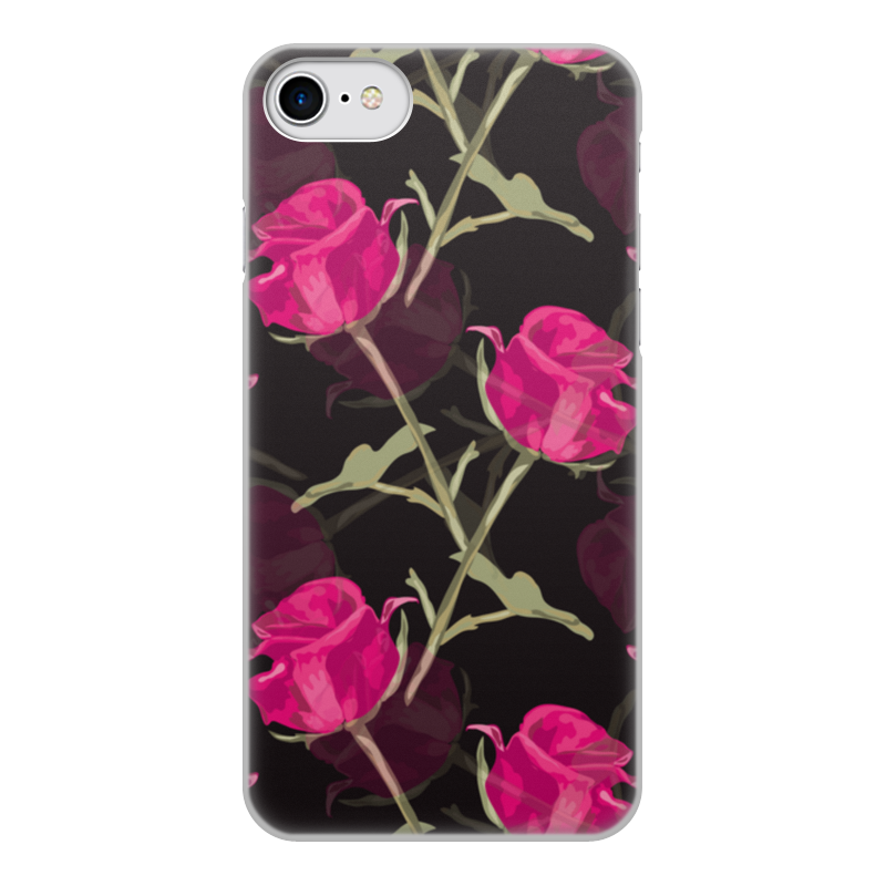 Printio Чехол для iPhone 7, объёмная печать бутоны роз
