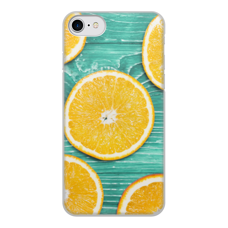 Printio Чехол для iPhone 7, объёмная печать Апельсины силиконовый чехол на vivo y85 апельсины для виво ю85
