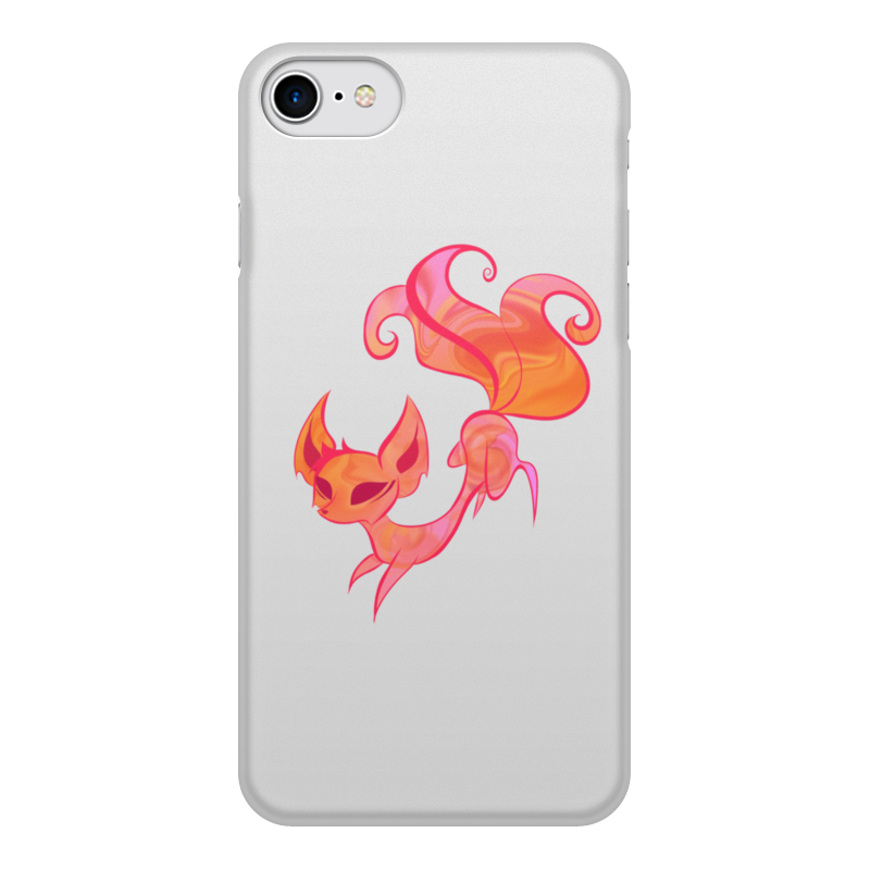 Printio Чехол для iPhone 7, объёмная печать Огненная лиса