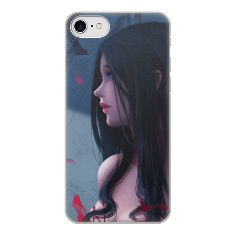 printio чехол для iphone 7 объёмная печать рыжая девушка Printio Чехол для iPhone 7, объёмная печать Девушка