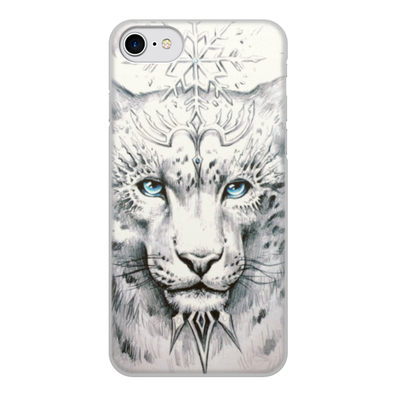 Printio Чехол для iPhone 7, объёмная печать Тотем снежного барса printio чехол для iphone 7 plus объёмная печать лев тотем