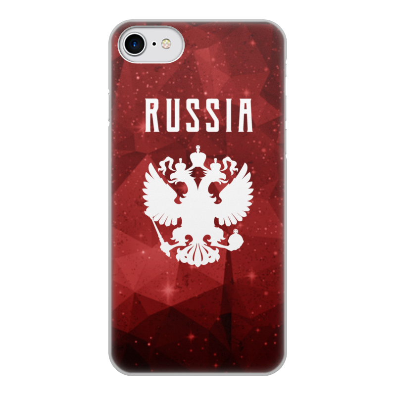 Printio Чехол для iPhone 7, объёмная печать герб россии