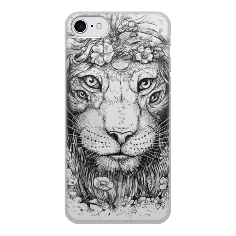 Printio Чехол для iPhone 7, объёмная печать Царь природы printio чехол для iphone 7 объёмная печать царь обезьян