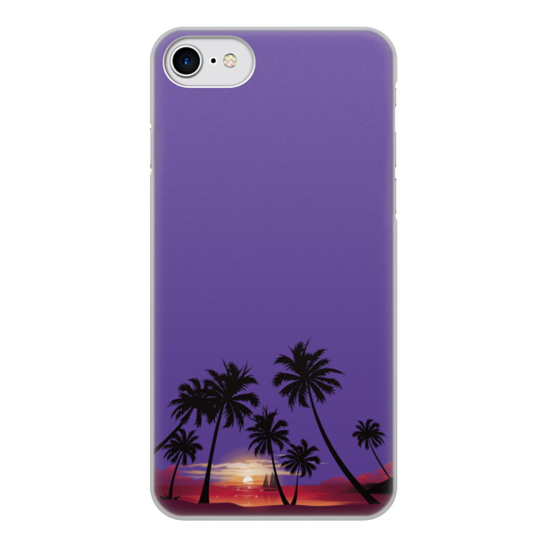 Printio Чехол для iPhone 7, объёмная печать Острова в океане