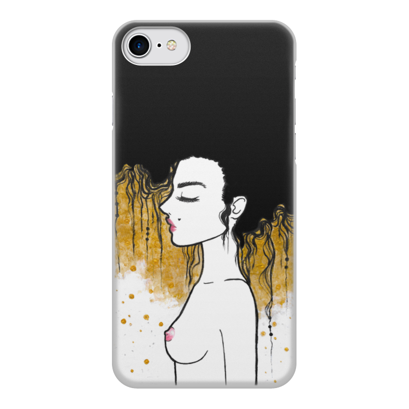 Printio Чехол для iPhone 7, объёмная печать Golden