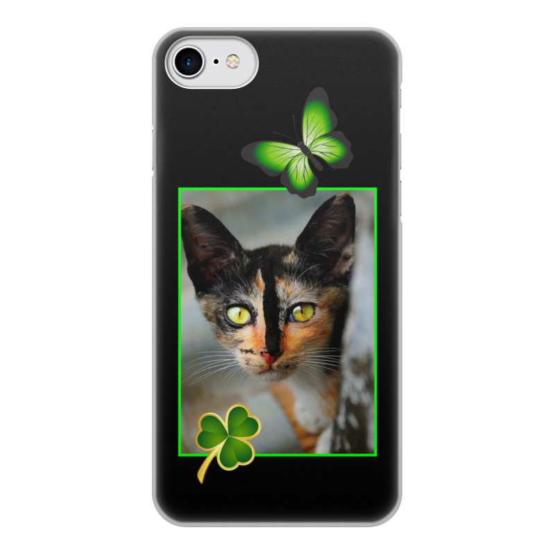Printio Чехол для iPhone 7, объёмная печать Кошки. магия красоты