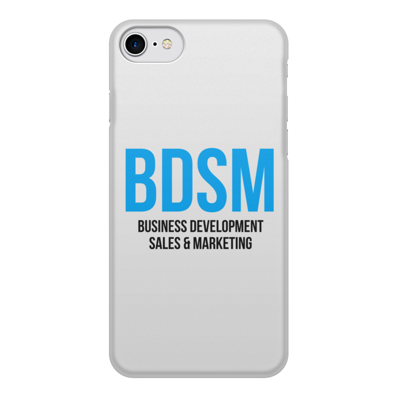 Printio Чехол для iPhone 7, объёмная печать Bdsm - business development, sales & marketing