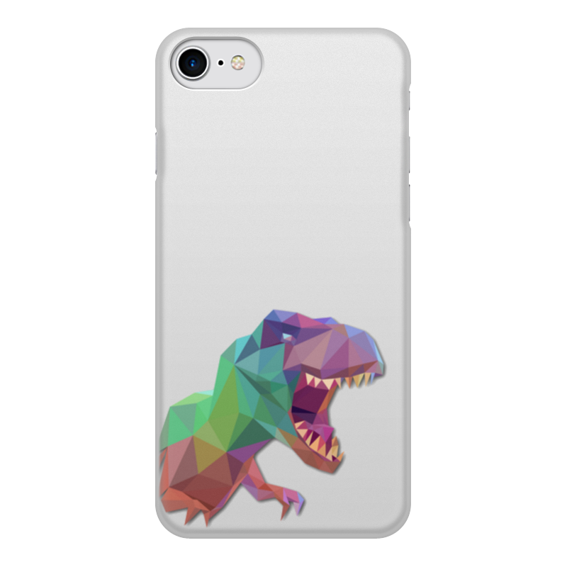 Printio Чехол для iPhone 7, объёмная печать Динозавр мужская футболка динозавр тираннозавр саша сашазавр s белый