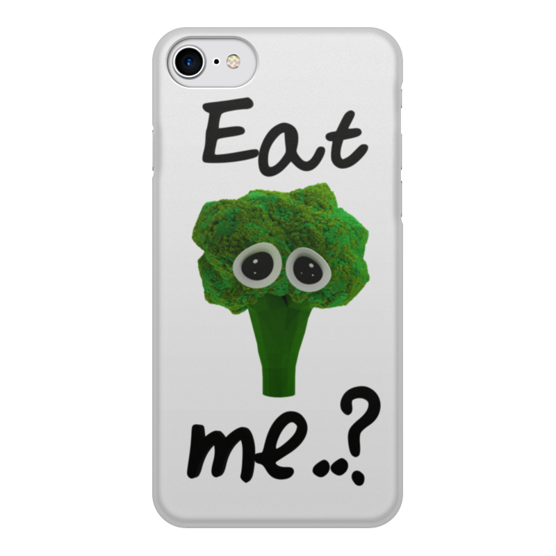 Printio Чехол для iPhone 7, объёмная печать Eat me..?