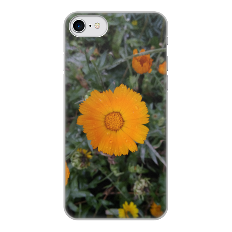 Printio Чехол для iPhone 7, объёмная печать Летние цветы printio чехол для iphone 6 объёмная печать чехол летние цветы