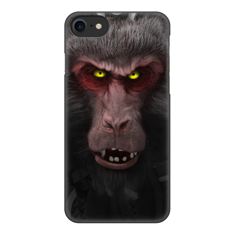 Printio Чехол для iPhone 7, объёмная печать Царь обезьян