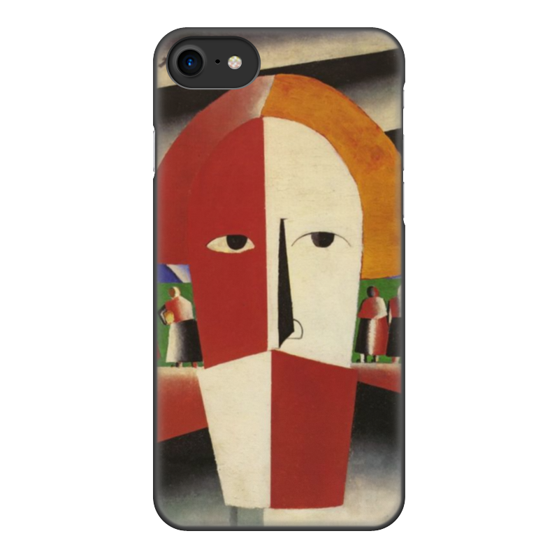 Printio Чехол для iPhone 7, объёмная печать Голова крестьянина (казимир малевич)