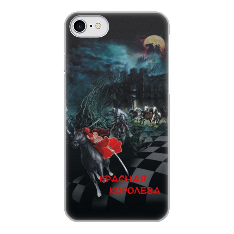 Printio Чехол для iPhone 7, объёмная печать Красная королева printio чехол для iphone 7 объёмная печать нежная фантазия