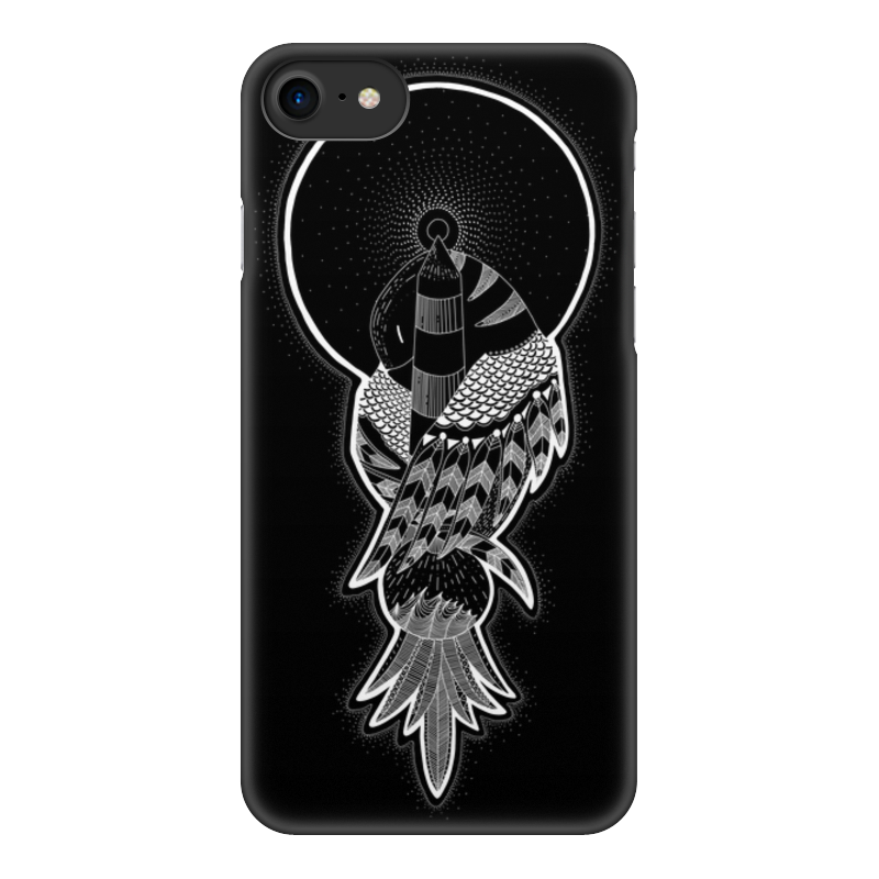 Printio Чехол для iPhone 7, объёмная печать Птица и маяк printio чехол для iphone 7 объёмная печать птица