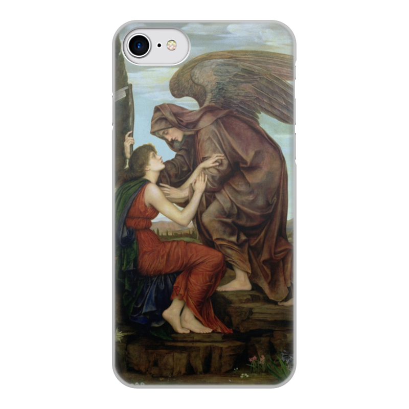 Printio Чехол для iPhone 7, объёмная печать Ангел смерти (эвелин де морган)