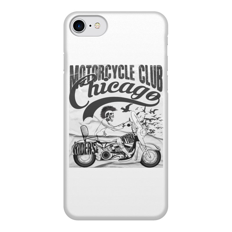 Printio Чехол для iPhone 7, объёмная печать Motorcycles club