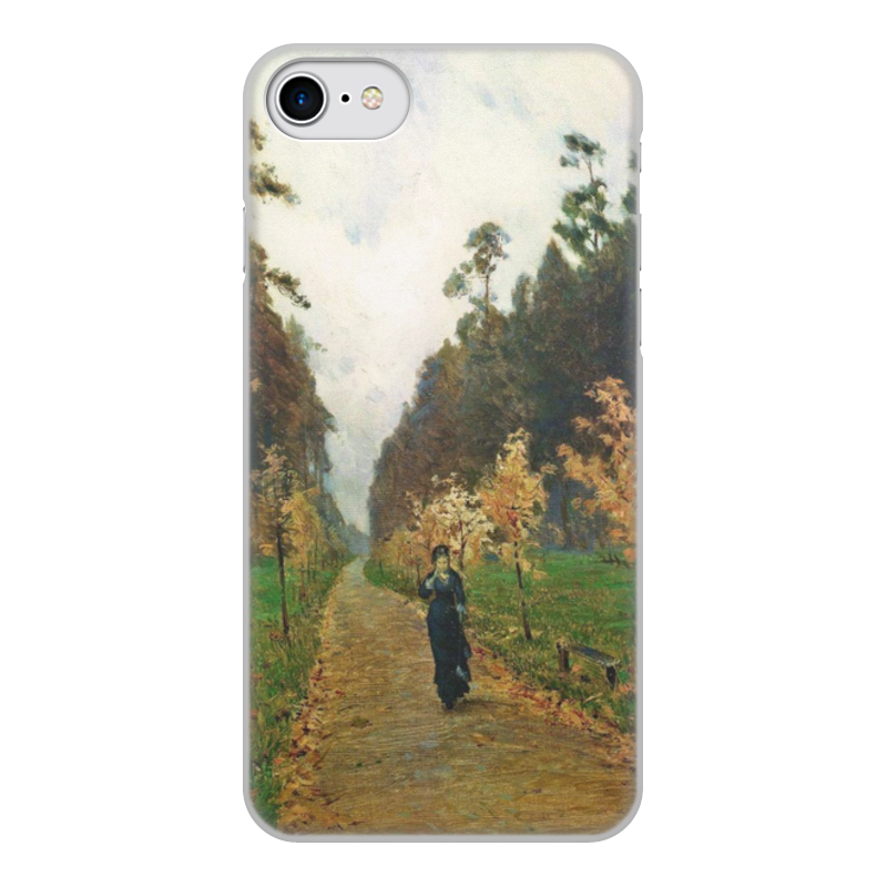 Printio Чехол для iPhone 7, объёмная печать Осенний день. сокольники (левитан)