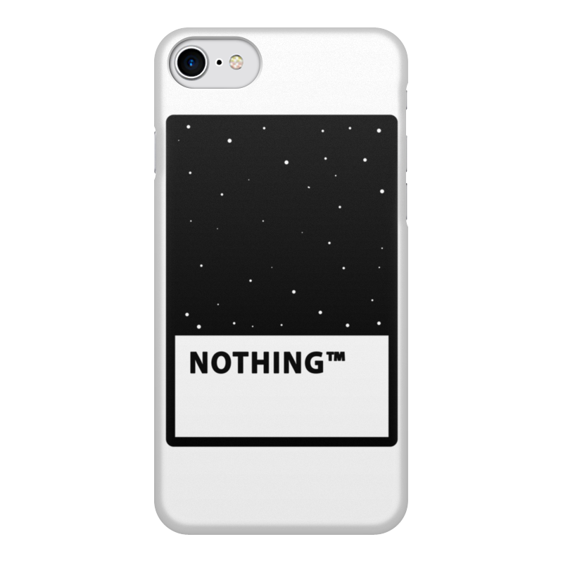 Printio Чехол для iPhone 7, объёмная печать Nothing