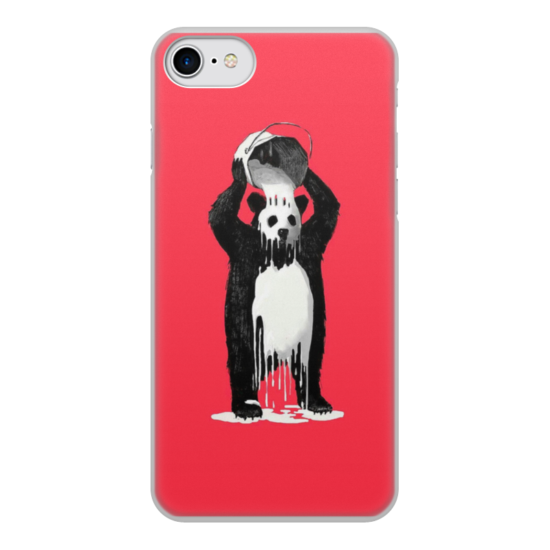 Printio Чехол для iPhone 7, объёмная печать Панда в краске printio чехол для iphone 5 5s объёмная печать панда в краске
