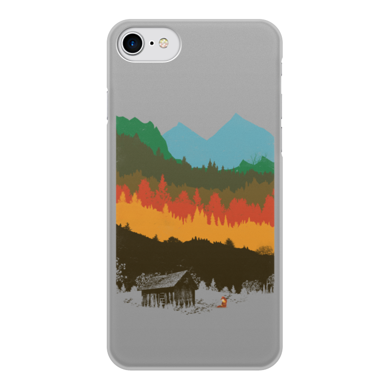 Printio Чехол для iPhone 7, объёмная печать Дикая природа силиконовый чехол на vivo x70 пейзаж для виво икс 70