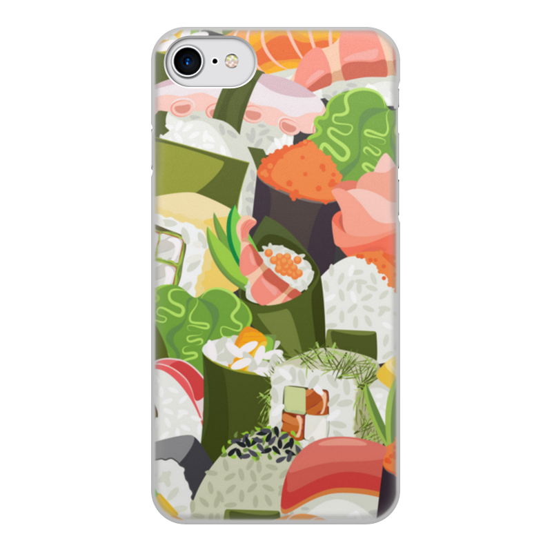 Printio Чехол для iPhone 7, объёмная печать Море суши printio чехол для iphone 6 объёмная печать много суши