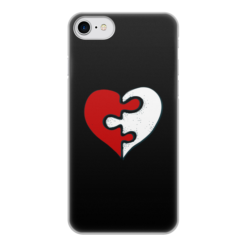 Printio Чехол для iPhone 7, объёмная печать Сердце printio чехол для iphone 7 объёмная печать холодное сердце