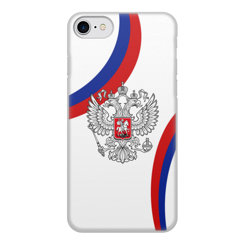 Printio Чехол для iPhone 7, объёмная печать герб россии
