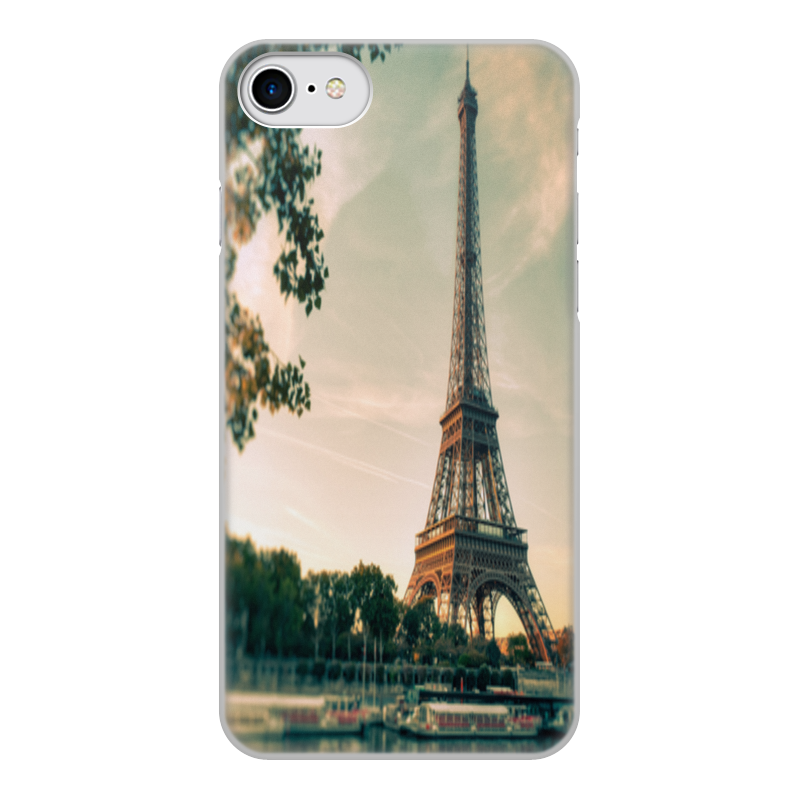 Printio Чехол для iPhone 7, объёмная печать Париж. эфелева башня.