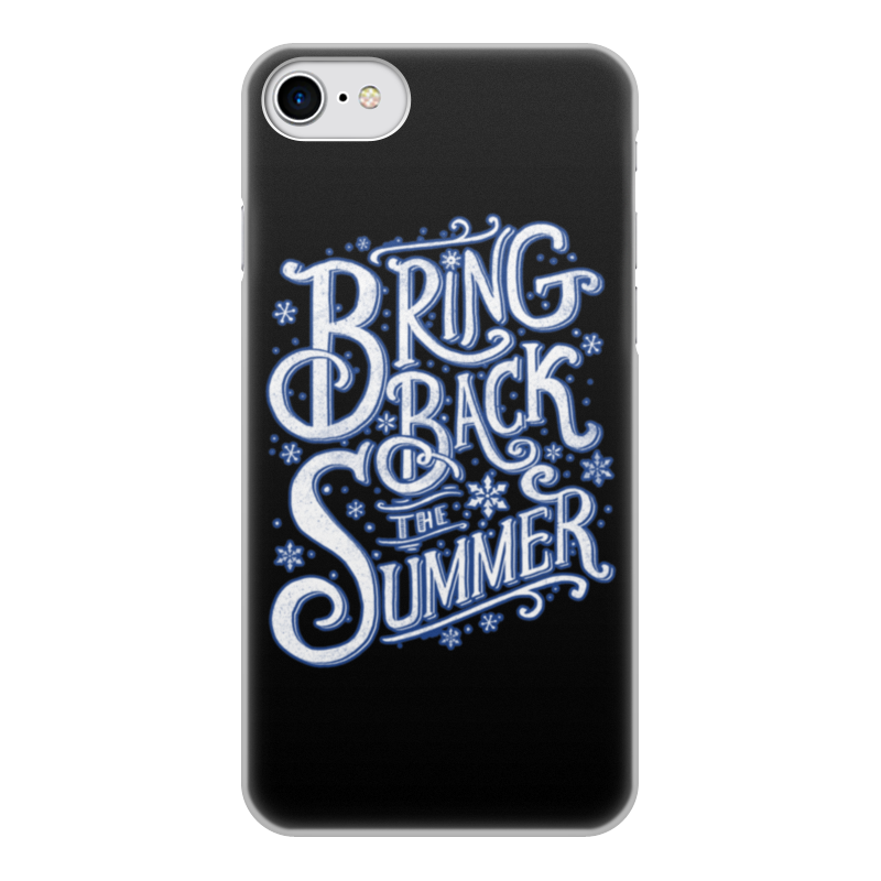 Printio Чехол для iPhone 7, объёмная печать Верните лето printio чехол для iphone 8 plus объёмная печать верните лето