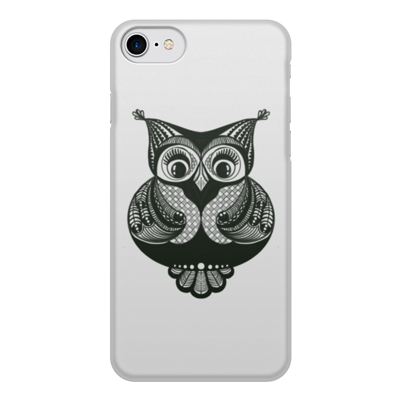 Printio Чехол для iPhone 7, объёмная печать Сова printio чехол для iphone 12 объёмная печать серебряная сова