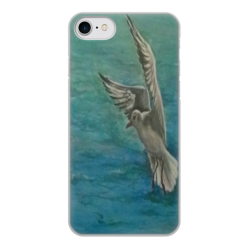 Printio Чехол для iPhone 7, объёмная печать Чайка printio чехол для iphone 7 plus объёмная печать птица