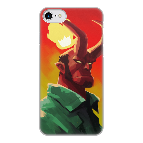Заказать чехол для iPhone 7/7 Plus в Москве. Чехол для iPhone 7, объёмная печать Hellboy от scoopysmith - готовые дизайны и нанесение принтов.