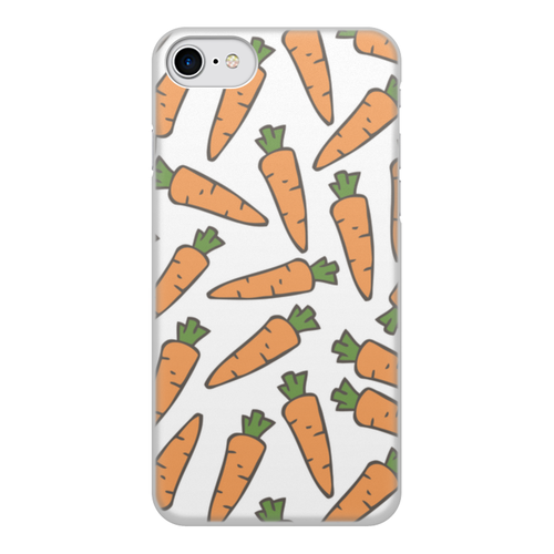 Заказать чехол для iPhone 7/7 Plus в Москве. Чехол для iPhone 7, объёмная печать Морковки от skynatural - готовые дизайны и нанесение принтов.
