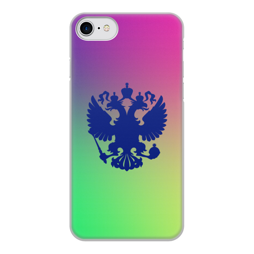 Заказать чехол для iPhone 7/7 Plus в Москве. Чехол для iPhone 7, объёмная печать Герб России от THE_NISE  - готовые дизайны и нанесение принтов.