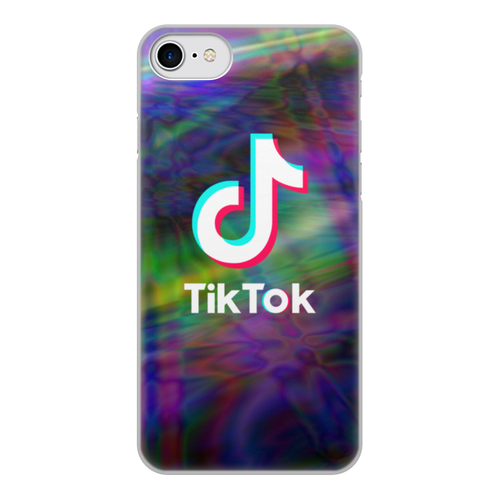 Заказать чехол для iPhone 7/7 Plus в Москве. Чехол для iPhone 7, объёмная печать TikTok  от DESIGNER   - готовые дизайны и нанесение принтов.